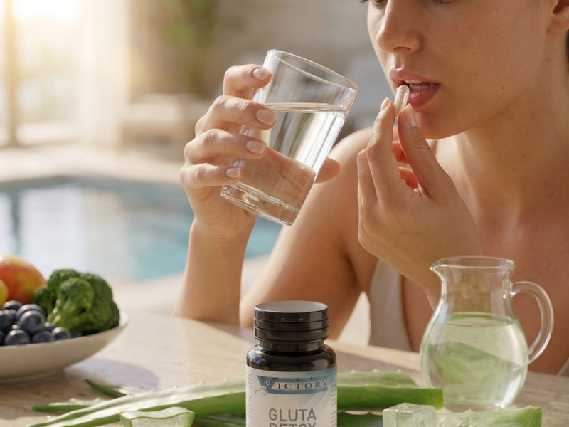 Gluta Detox 250mg by Victory Nutrition - Tabella nutrizionale